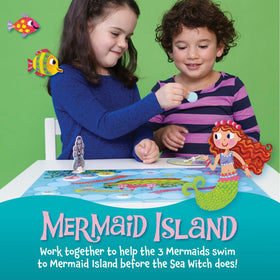 Peaceable Kingdom mermaid tokens ready for family adventure.