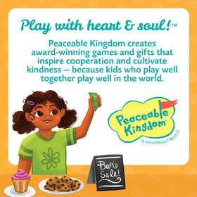 Peaceable Kingdom Money Bunch dollar bills and quarters for tactile money handling during play.