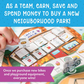 Peaceable Kingdom Money Bunch money trackers tally allowances and progress.