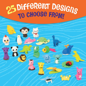 Peaceable Kingdom prize box erasers ideal for rewards and party favors