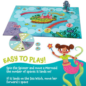 Sea Witch stand featuring colorful antagonist for dramatic game moments.