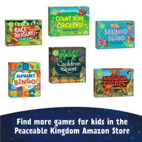 Peaceable Kingdom Space Escape challenge variation page for expanded play.