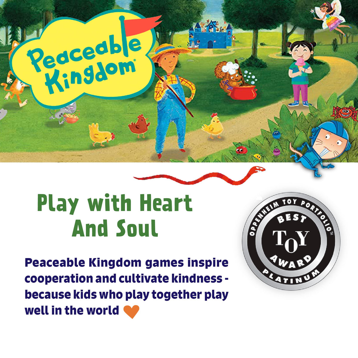 Peaceable Kingdom Space Escape escape pod area highlights victory path.