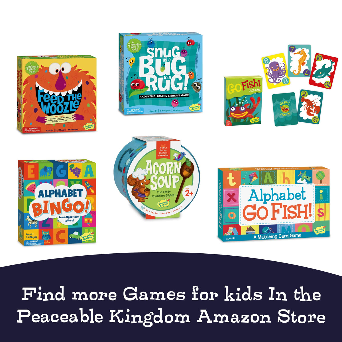 Peaceable Kingdom Stone Soup game setup shown for family play