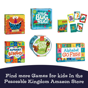 Peaceable Kingdom Stone Soup game setup shown for family play