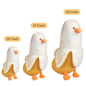 PEACH CAT hugging plush pillow offers comfortable 35.4-inch support for lounging.