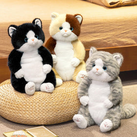 PEACH CAT vacuum-packed plush arrives compact and ready to brighten.
