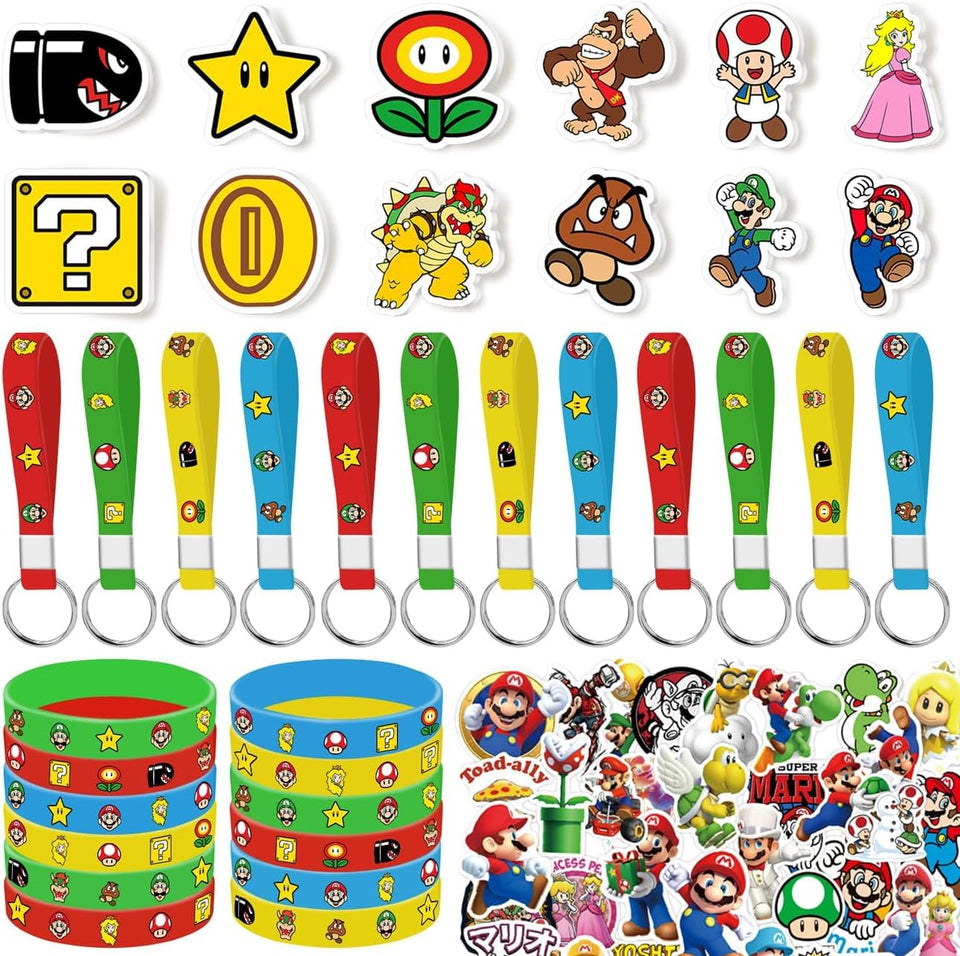 PEACHPUNK Mario banner enhances party visuals with bright colors