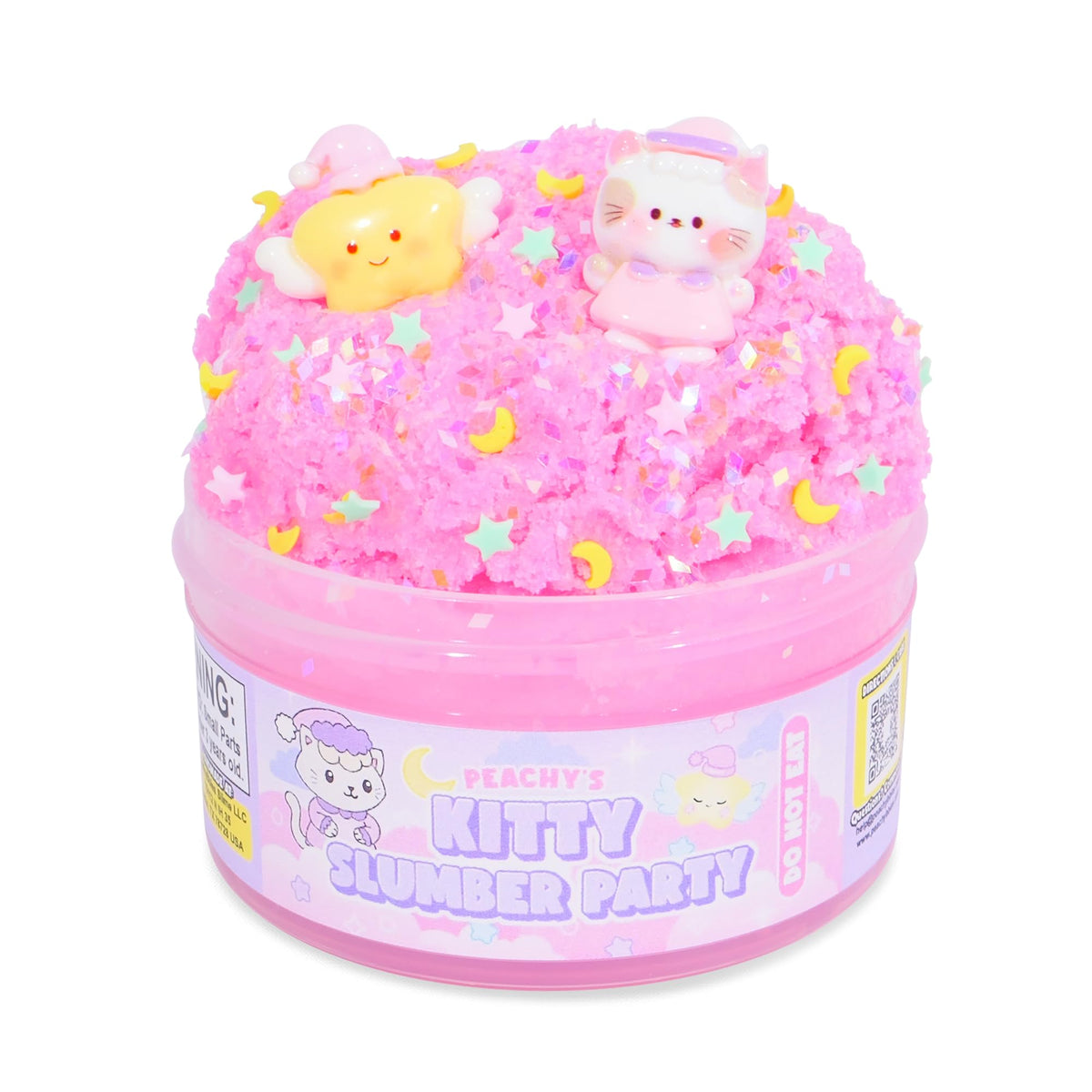 Peachybbies Pony Pasture slime jar with honeydew aroma.