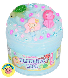 PEACHY Unicorn Candy Floss slime jar with rainbow glitter for imaginative play.