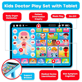 Peacurh Doctor Kit stethoscope sparks pretend healthcare scenarios and fine motor engagement