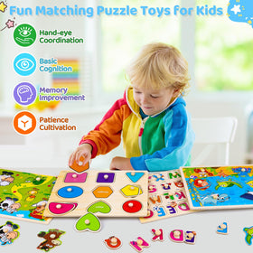 Peacurh farm animal puzzle featuring friendly farm creatures for recognition