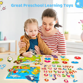 Peacurh marine animal puzzle showcasing sea creatures for exploration