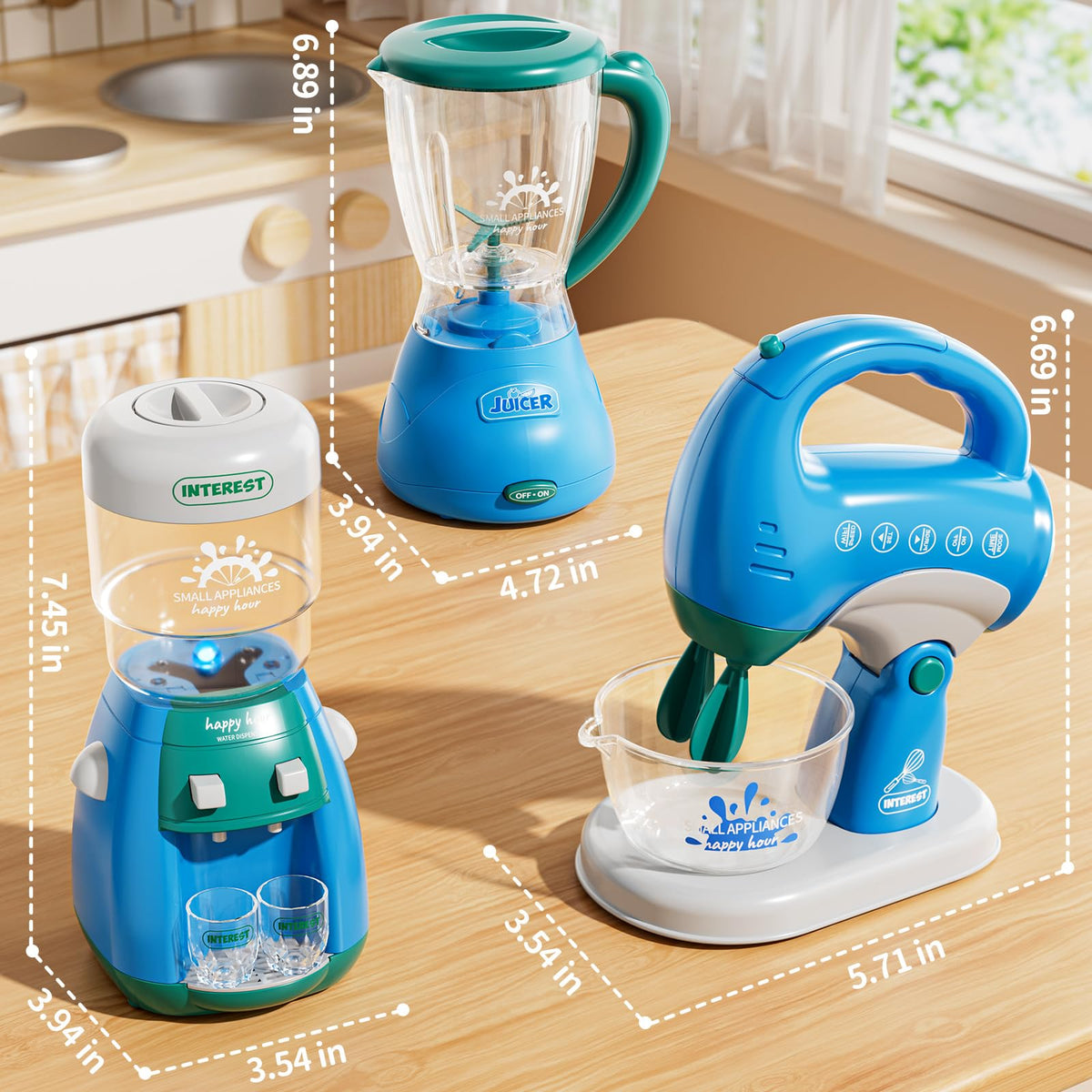 PEADUCK 3-in-1 mixer turning inspires pretend baking and creative play.