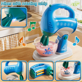 PEADUCK lights and sounds enhance realistic kitchen fun during pretend meals.