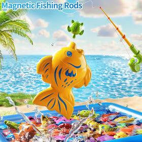 PEADUCK kids-magnetic-fishing-game invites 3-8 year olds to explore colors and shapes.