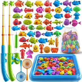 PEADUCK magnetic fishing game pool set for shared play and family fun.