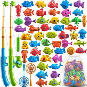 PEADUCK magnetic fishing toy overview for family play