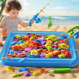 PEADUCK pool rod and net assembly enables quick setup for indoor or outdoor play.
