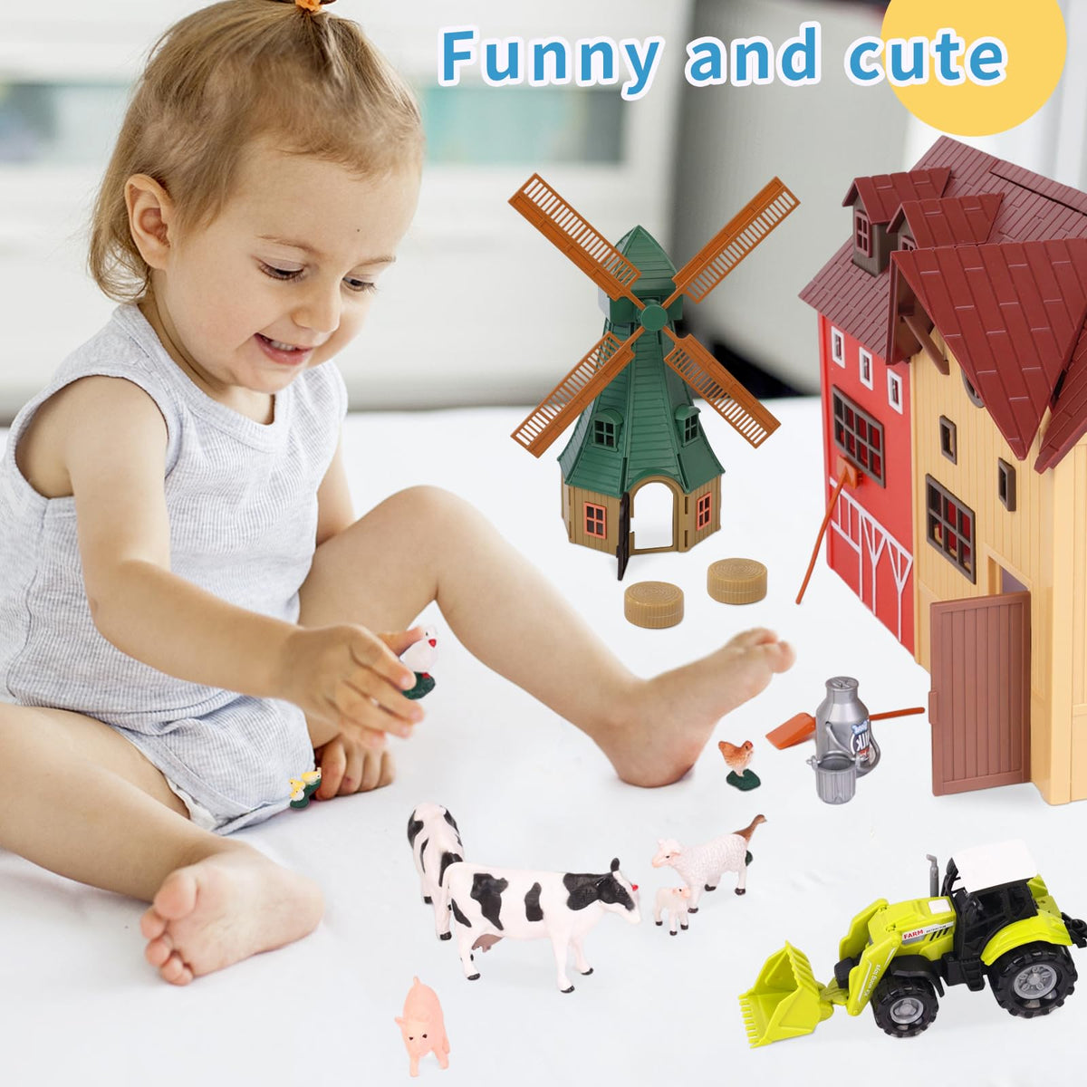 Peagprav farmer-figure-with-tools highlights daily farm life and imaginative problem-solving.