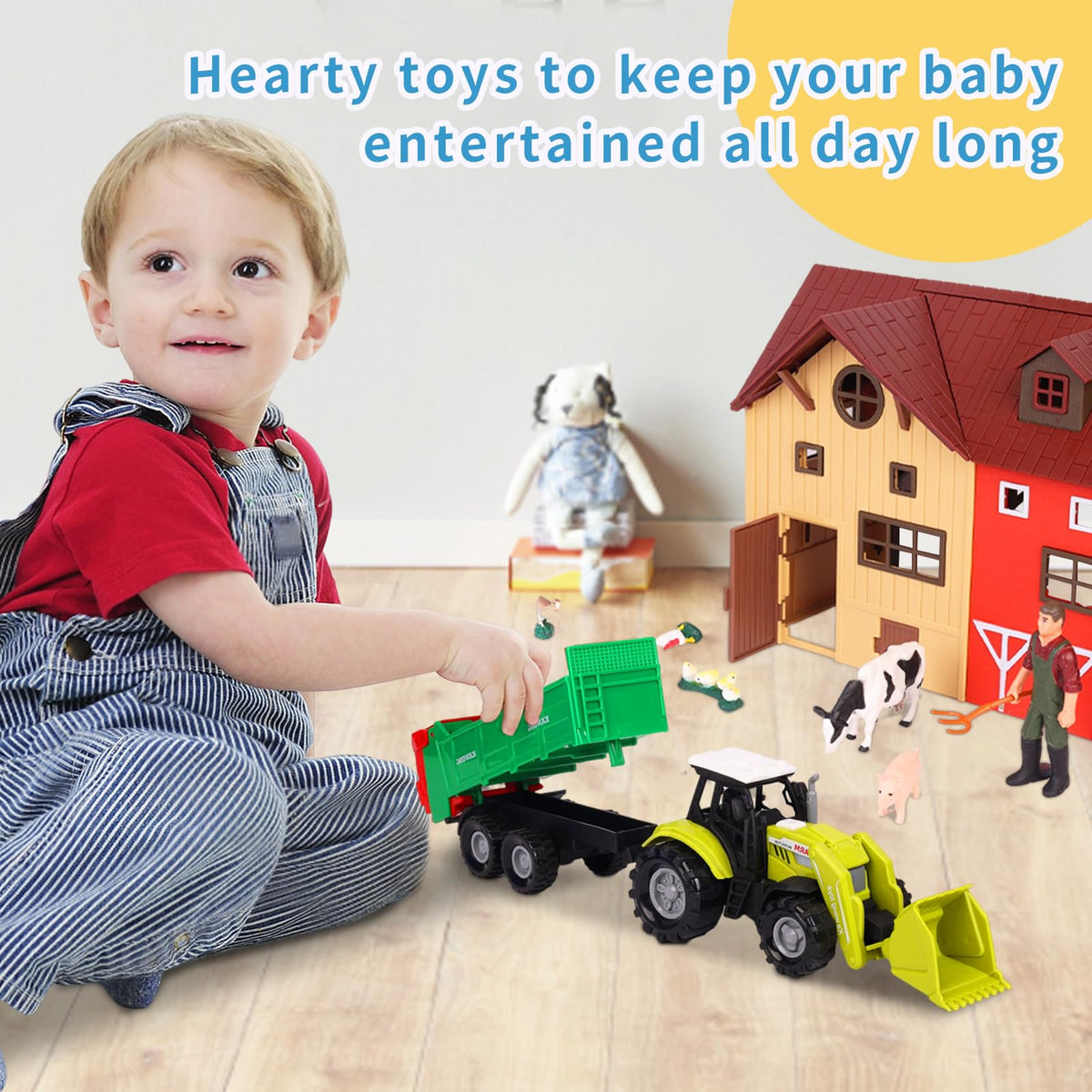 Peagprav horse-stable figures spark creative farm setup that strengthens fine motor skills.