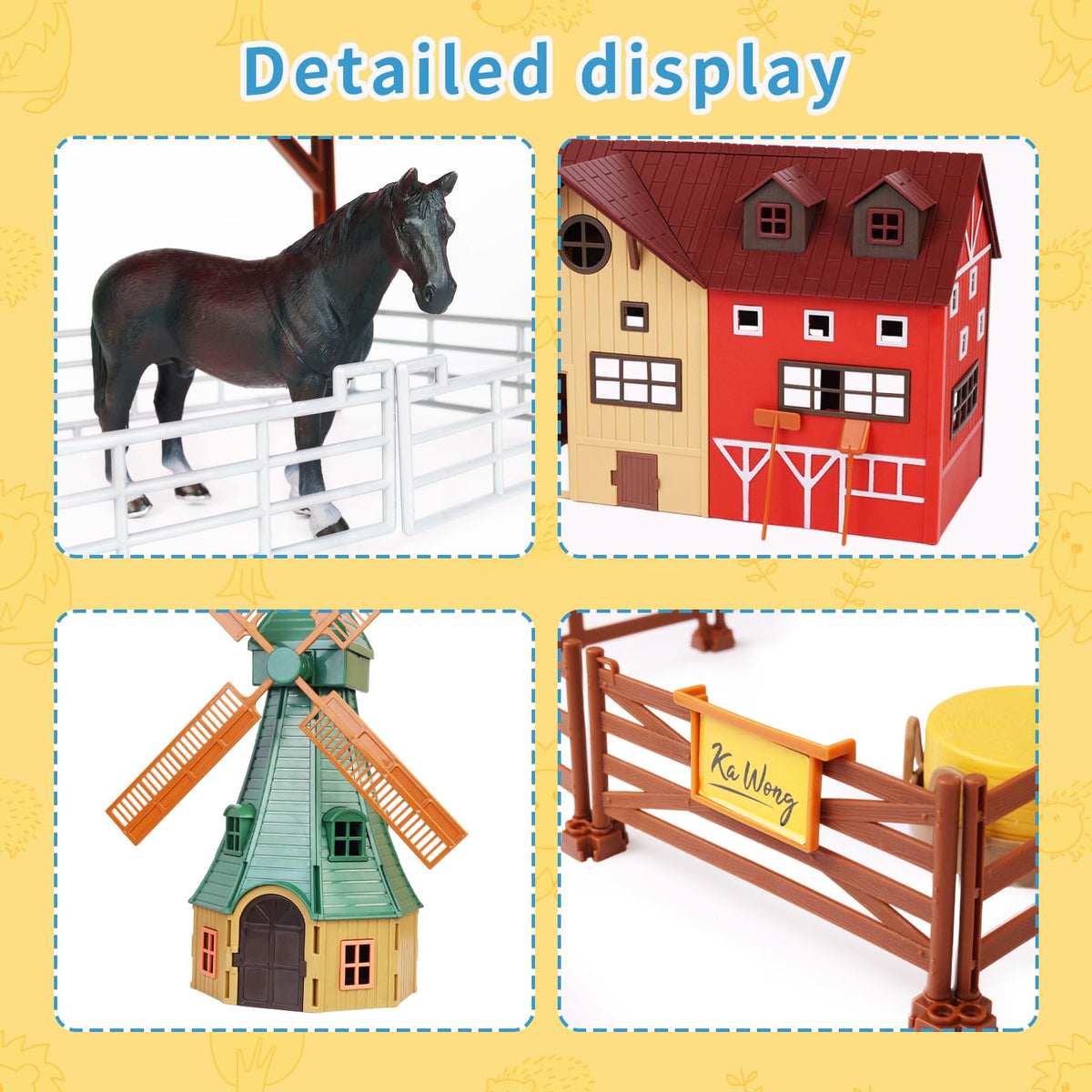 Peagprav tractor-trailer playset inspires role-play adventures and cooperative play with friends.