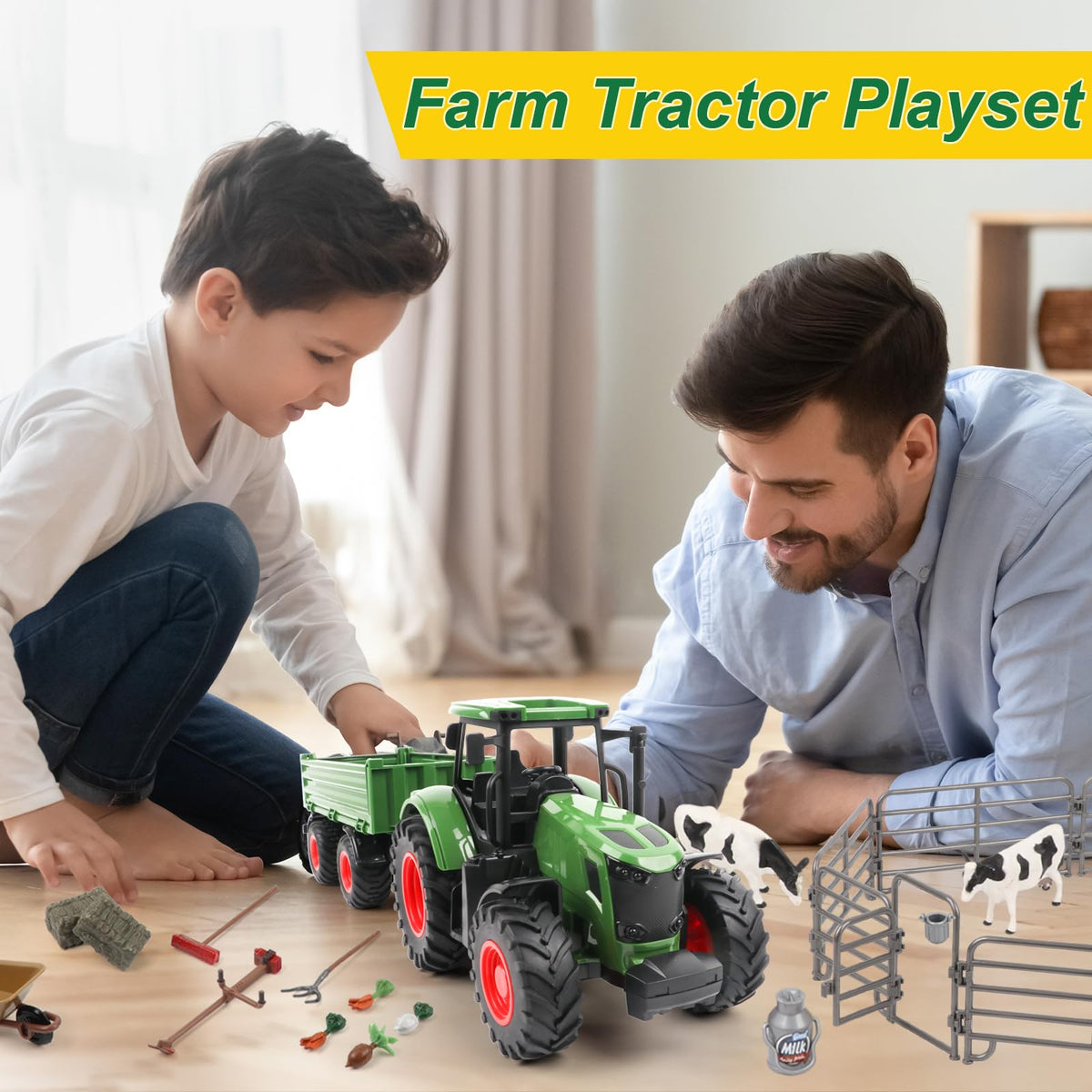 Peagprav tree accessory adding natural backdrop to farm stories