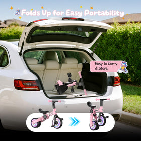 Peakalon removable pedals mode enables pedaled riding as kids grow.