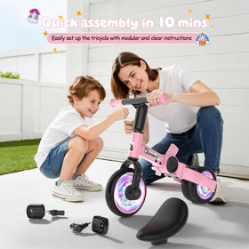 Peakalon soft ergonomic saddle and anti-slip handlebar for comfort.