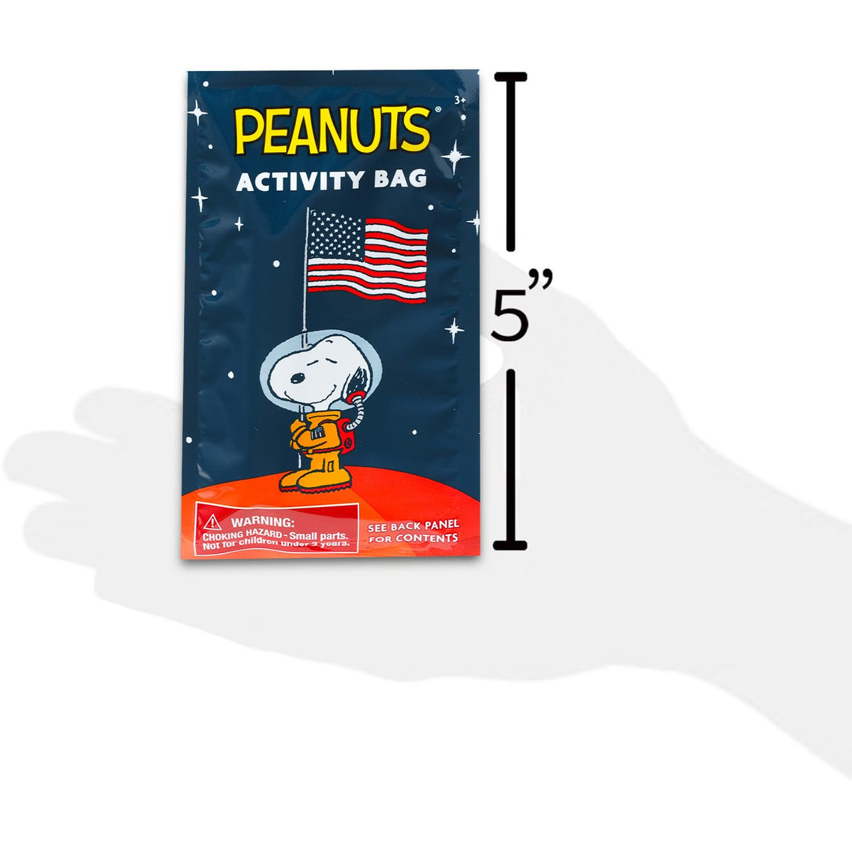 Peanuts Charlie Brown mini play pack stickers illustrate included decorative options for party favors