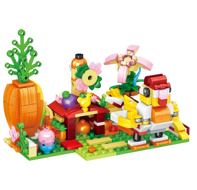 Pefimt flower blocks invite colorful design and imaginative scenes.