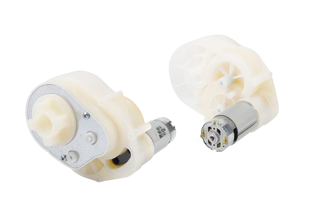 Peg-Perego 12V motor and gearbox assembly replacement part for ride-on toys.