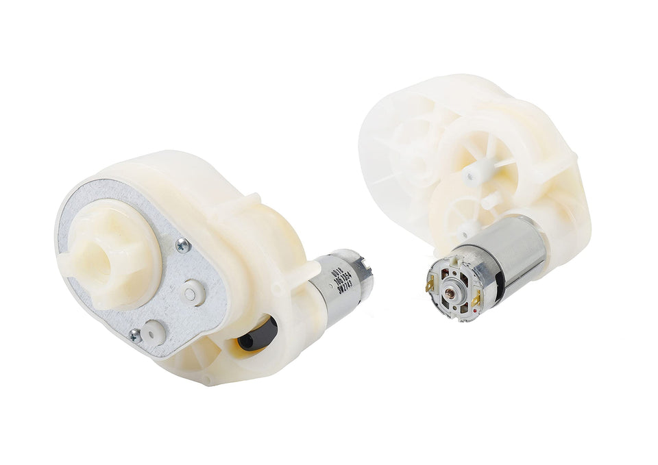 Peg-Perego 12V motor and gearbox assembly replacement part for ride-on toys.