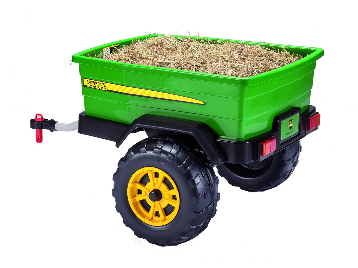 Peg Perego Adventure Trailer supports up to 66 lbs of toy gear during play