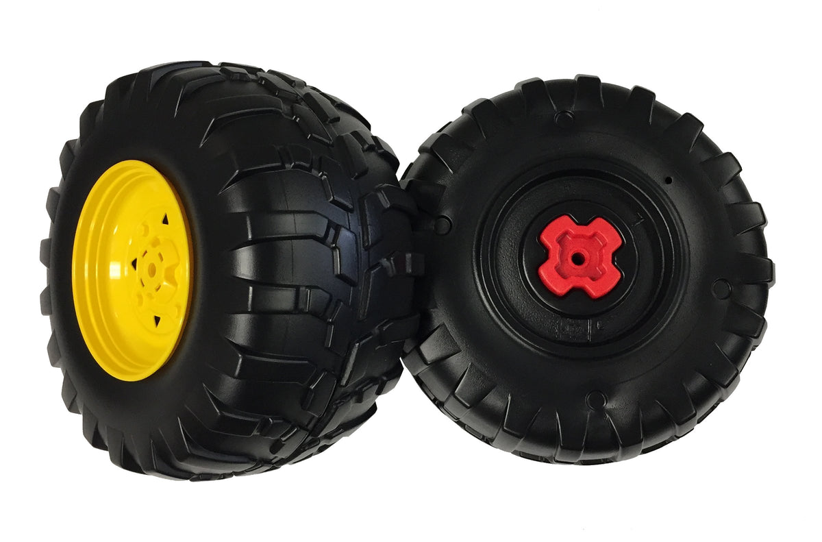 Peg Perego John Deere Gator HPX rear wheels set for pre-2010 models, reliable replacement.