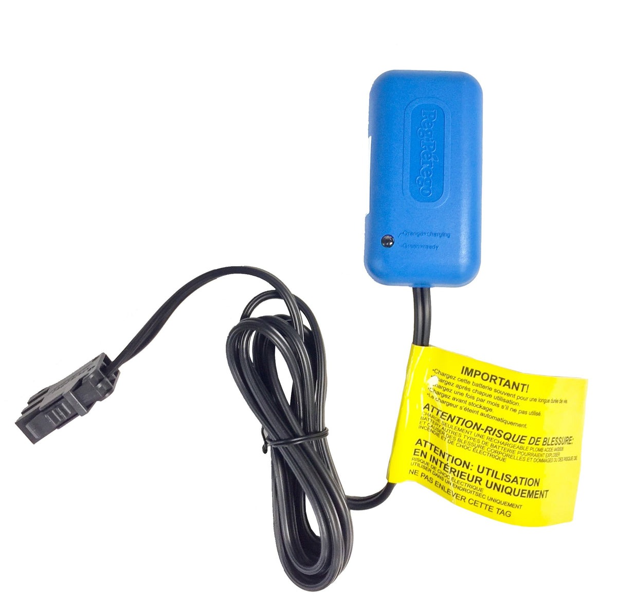 Peg Perego official 12V charger front view for reliable charging