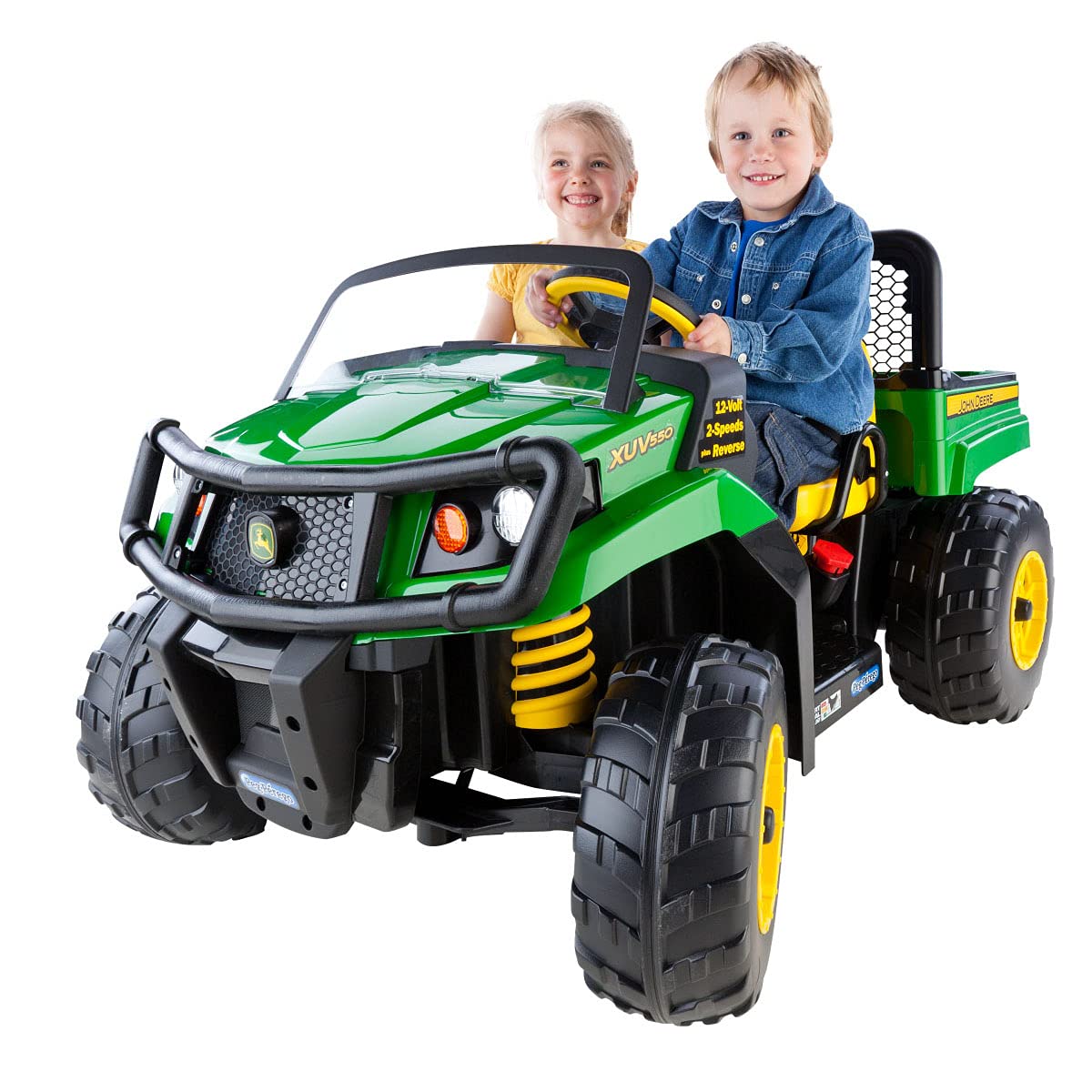 Peg Perego RZR/Gator 12V kit close‑up of the easy plug‑in connector.