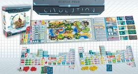 Pegasus Civolution continent exploration visual emphasizes resource discovery and expansion possibilities.