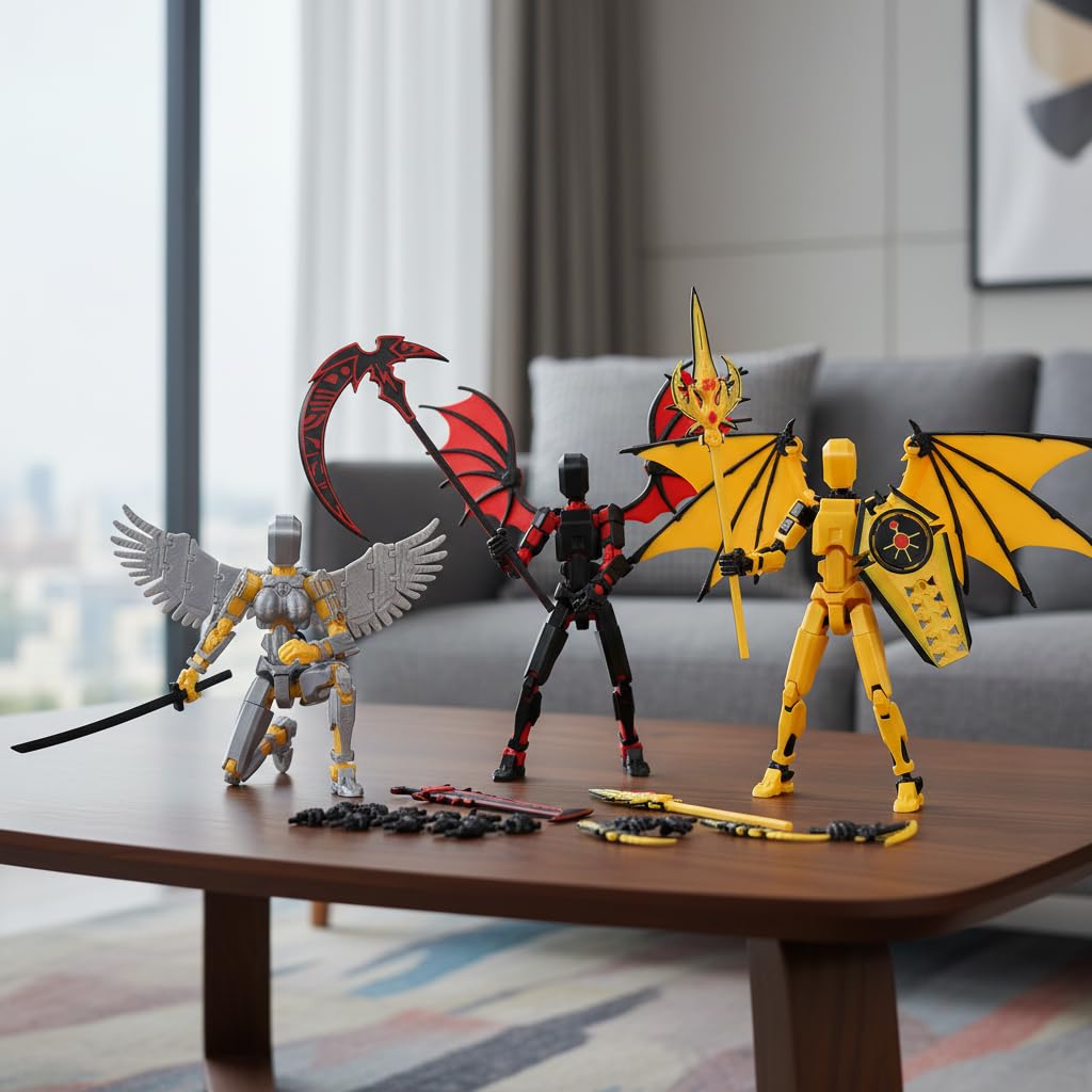 Pekuality T13 angel design with various accessories for customization.