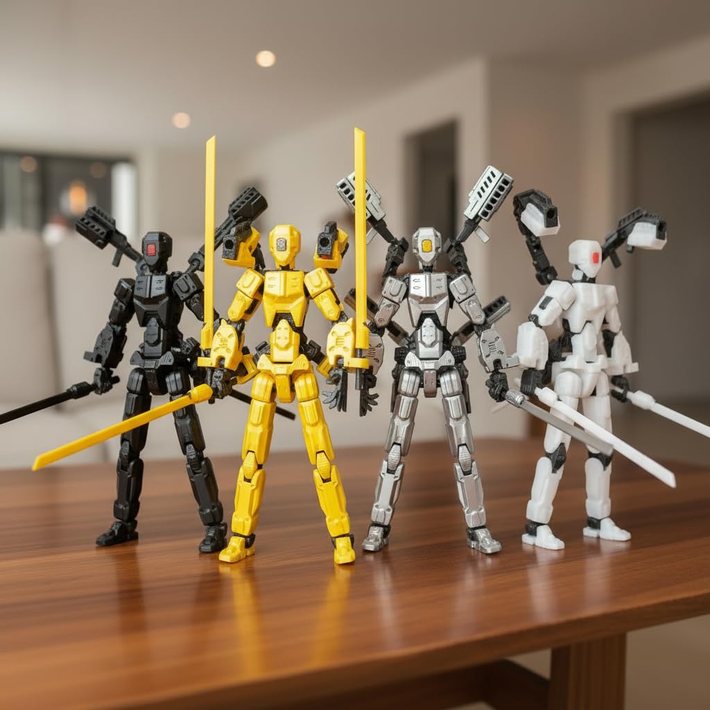 Pekuality glow-in-the-dark white T13 figure for eye-catching shelf display.