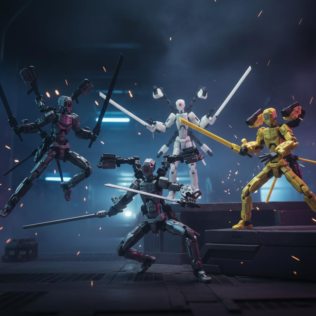 Pekuality multi-jointed T13 pose options for dynamic scenes.