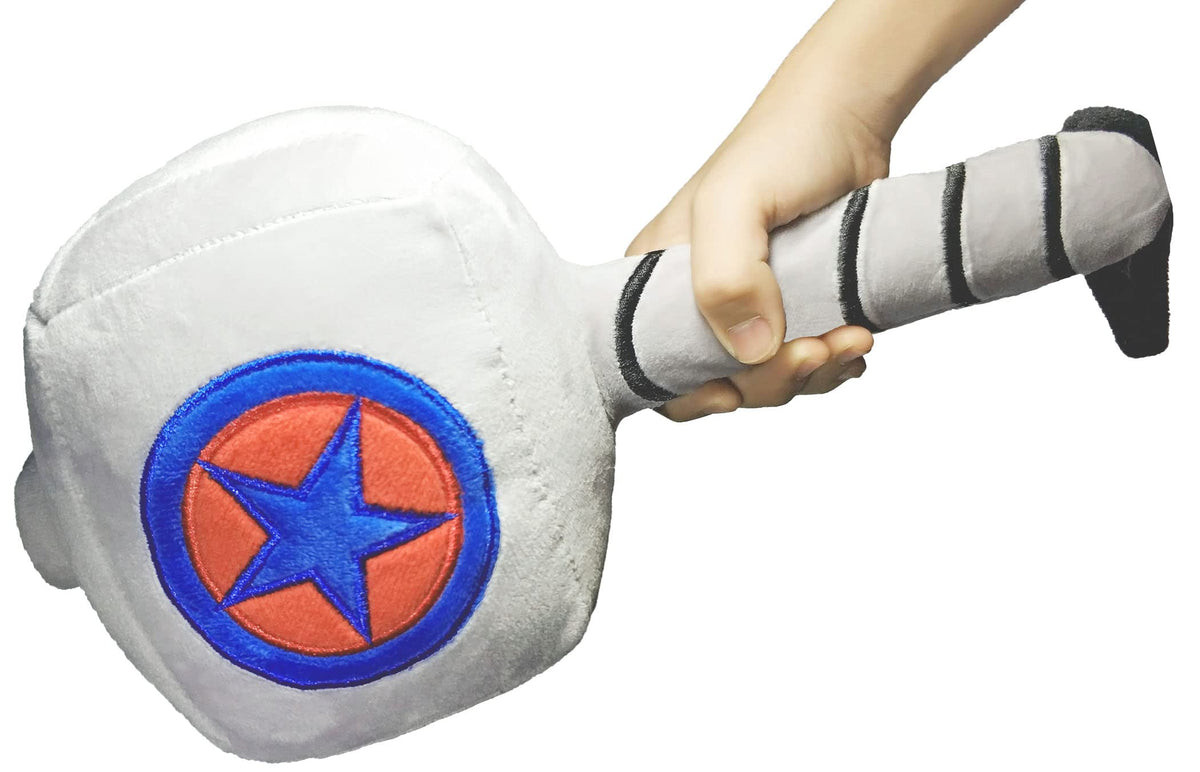 PELATOS Thor hammer pillow in kid's room during bedtime and movie night.