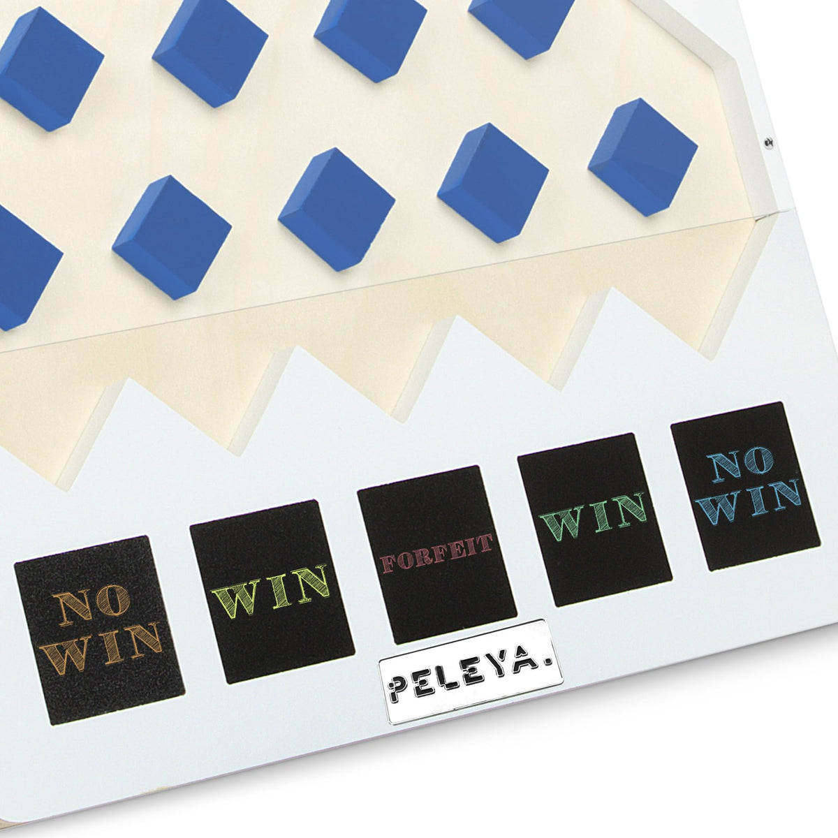 Peleya Prize Drop Disc Game wood chalkboard pen included for quick labeling