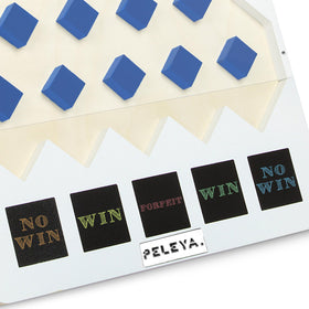 Peleya Prize Drop Disc Game wood chalkboard pen included for quick labeling