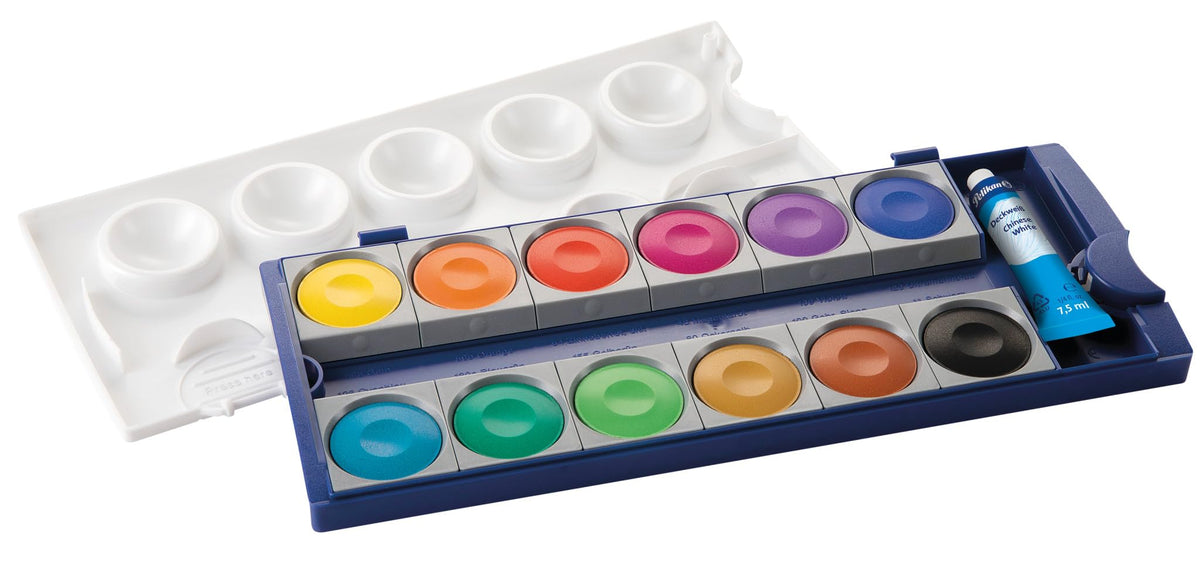 Pelikan Germany-made paint set emphasizing quality-focused construction