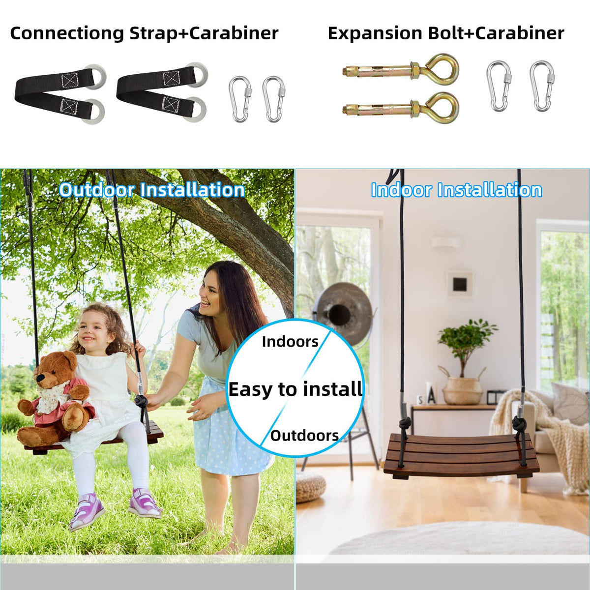 PELLOR backyard setting with swing highlights outdoor family-friendly leisure