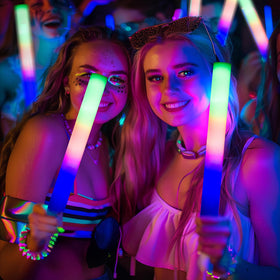 Pelreame foam light-up wands with fast flash mode for energetic dances.