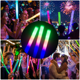 Pelreame safety foam glow sticks offer soft kid-friendly play.
