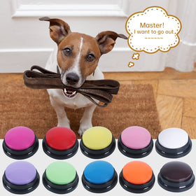 PELTEFLU Voice Button used during pet training sessions with commands