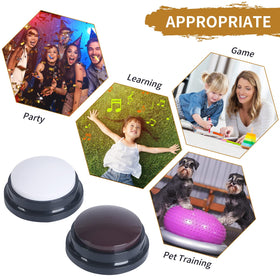 PELTEFLU Voice Button side angle highlighting compact, portable design